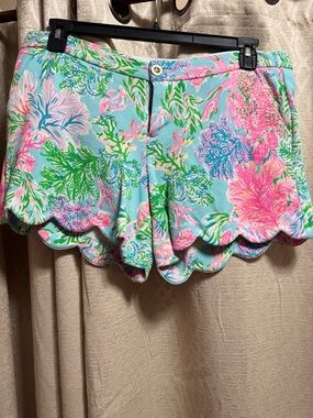 Lilly Pulitzer knit shirts Cay to my heart print size 10